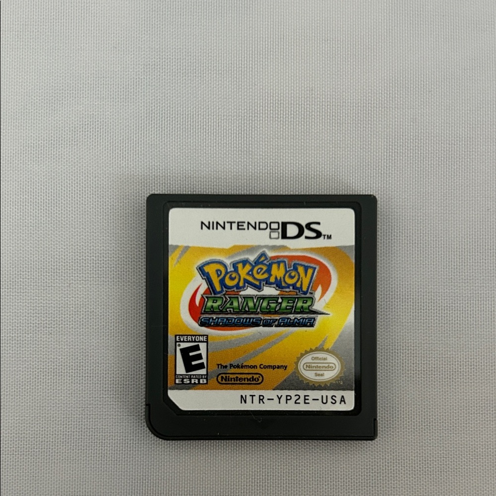 Nintendo DS Pokémon Ranger Game Cartridge - Black and Yellow